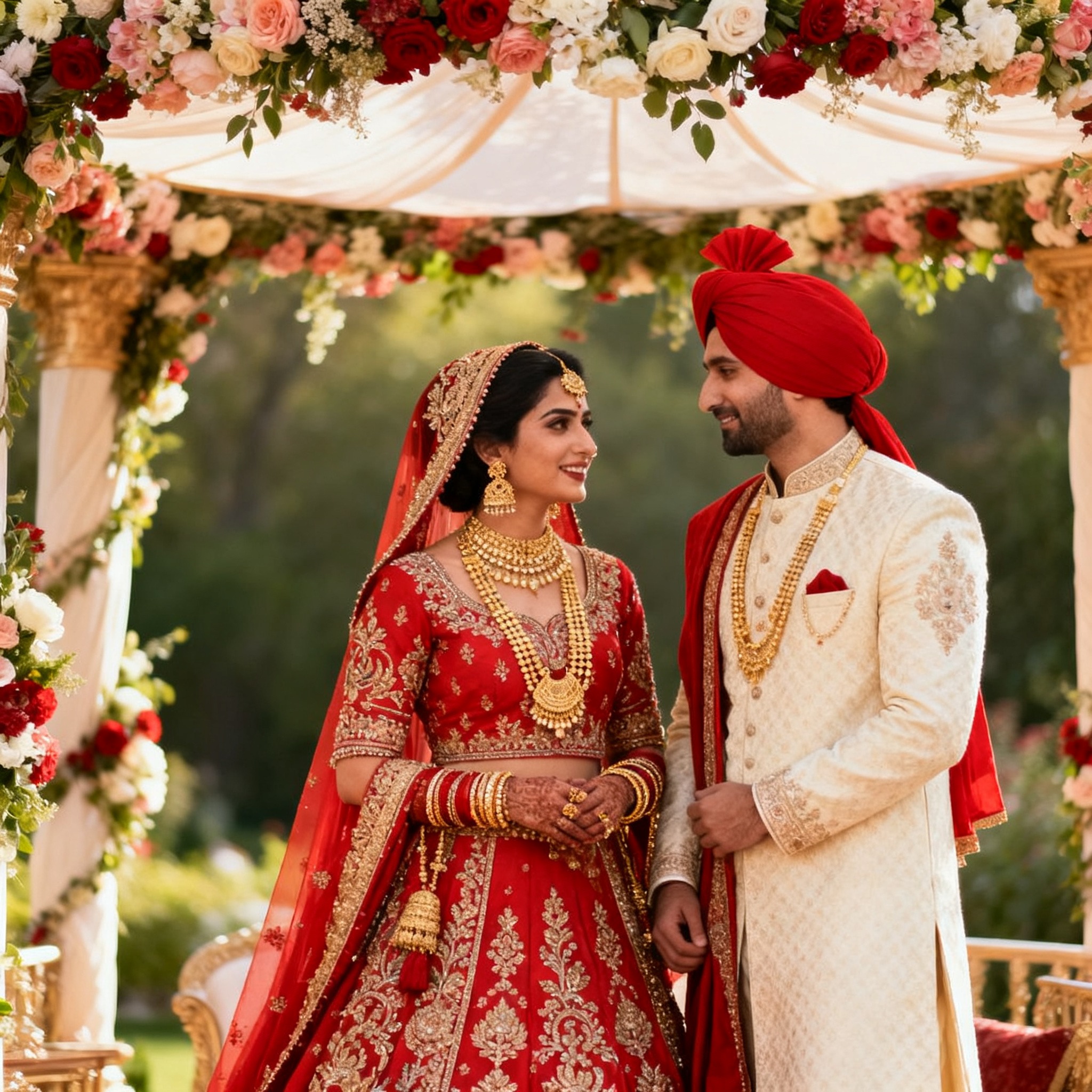 A Pakistani bride and groom - Qubool Now, a trusted rishta and matrimonial app